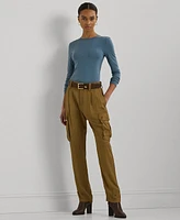 Lauren Ralph Petite Slim-Fit Crewneck Top