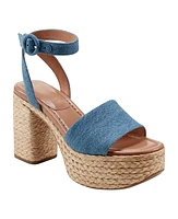 Marc Fisher Ltd Women's Palyca Block Heel Open Toe Dress Sandals