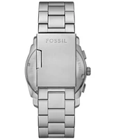 Fossil Men's Machine Chronograph Stainless Steel Watch 42mm - Silver