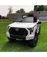 Simplie Fun Toyota Tundra Pickup Ride-On with Remote Control, Bluetooth, and Led Lights