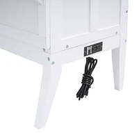 Queen Size Murphy Bed With Built-In Charging Station And A Shelf