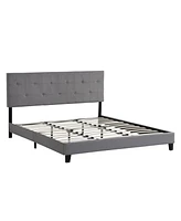 Simplie Fun Stylish Upholstered Platform Bed Frame