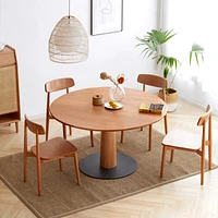 Natural Oak Dining Chairs (Set of 4)