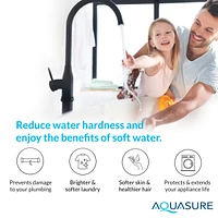 Aquasure Signature Elite 72,000 Grains Whole House Water Treatment System with Fine Mesh Resin & 75 Gpd Ro Filtration for 4-6 bathrooms (As-SE2000FM)