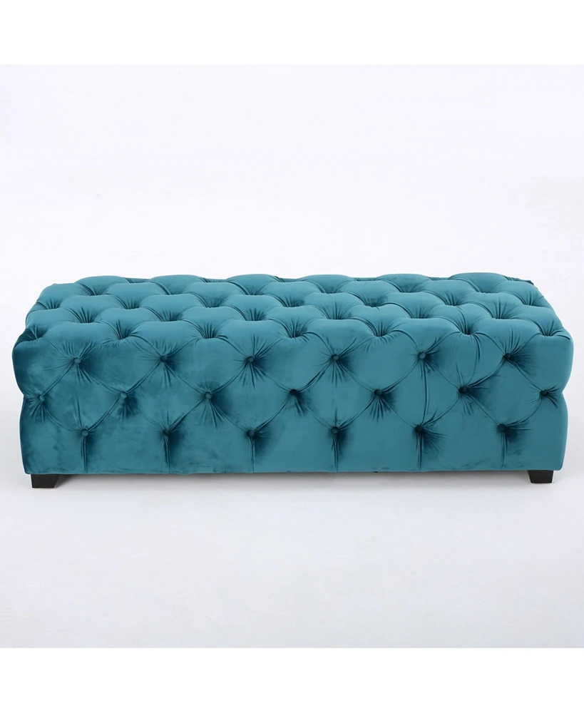 Streamdale Furniture Exquisite Velvet Ottoman Bench Elegance, Versatility, and Style All in One