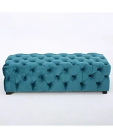 Simplie Fun Exquisite Velvet Ottoman Bench Elegance, Versatility, and Style All in One