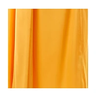 bebe Women's Cold Shoulder Ruffle Maxi Dress, Amber - XXLarge