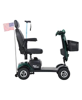 Simplie Fun Ultra-Comfortable Electric Mobility Scooter with Adjustable Seat and Powerful Motor