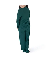 Kindred Bravely Plus Size Clea Classic Long Sleeve Nursing Pajama