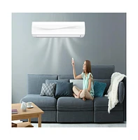 Slickblue 9000 Btu 17 SEER2 208-230V Ductless Mini Split Air Conditioner and Heater