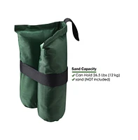 InstaHibit 9.6x9.6 Ft Pop up Canopy Top with 4 Sand Weight Bags Beach Camping