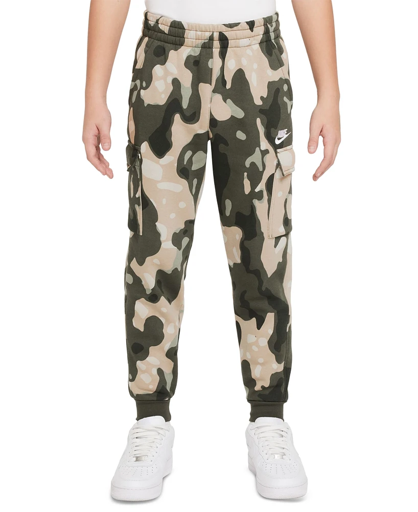 Nike Big Kids Club Fleece Cargo Pants