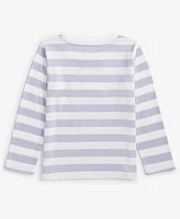 Epic Threads Toddler Girls Striped Polar Bear Long-Sleeve T-Shirt, Created for Macy's