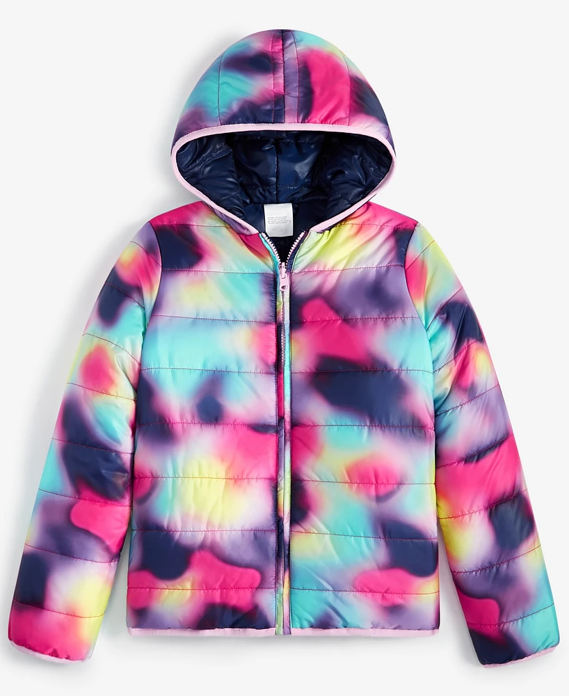 Epic Threads Girls Aura Reversible Puffer Jacket, Created for Macy's