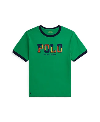 Polo Ralph Lauren Big Boys Corduroy-Logo Cotton Jersey Tee