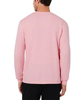 Lacoste Men's Waffle-Knit Thermal Sleep Shirt