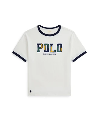 Polo Ralph Lauren Big Boys Corduroy-Logo Cotton Jersey Tee