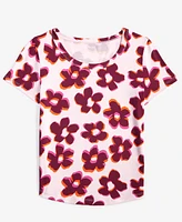 Epic Threads Girls Blurred Floral-Print Top, Created for Macy's