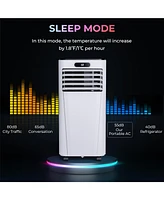 Vebreda 10000 Btu 4-in-1 Portable Air Conditioner with Dehumidifier and Fan Mode