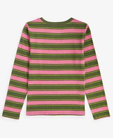 Epic Threads Big Girls Camille Striped T-Shirt, Created for Macy's