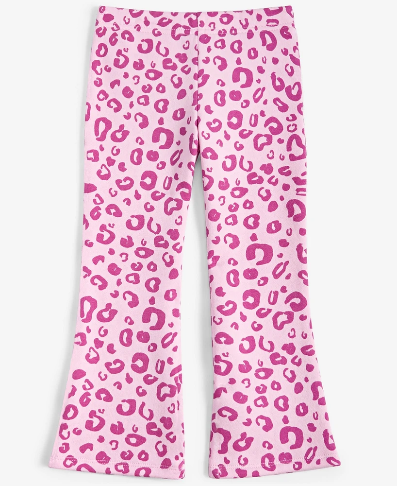 Epic Threads Toddler Girls Lucy Leopard-Print Flared Pants, Created for Macy's