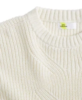 Epic Threads Girls Metallic Mixed-Stitch Pullover Sweater, Created for Macy's