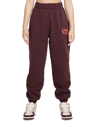 Nike Big Girls Sportswear Club Fleece Loose-Fit Sweatpants