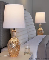 Lumisource Gloria Round 20" Contemporary Glass Accent