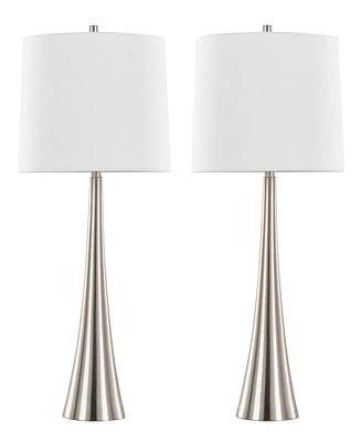 Lumisource Diana 29" Contemporary Metal - Set of 2 Table Lamp