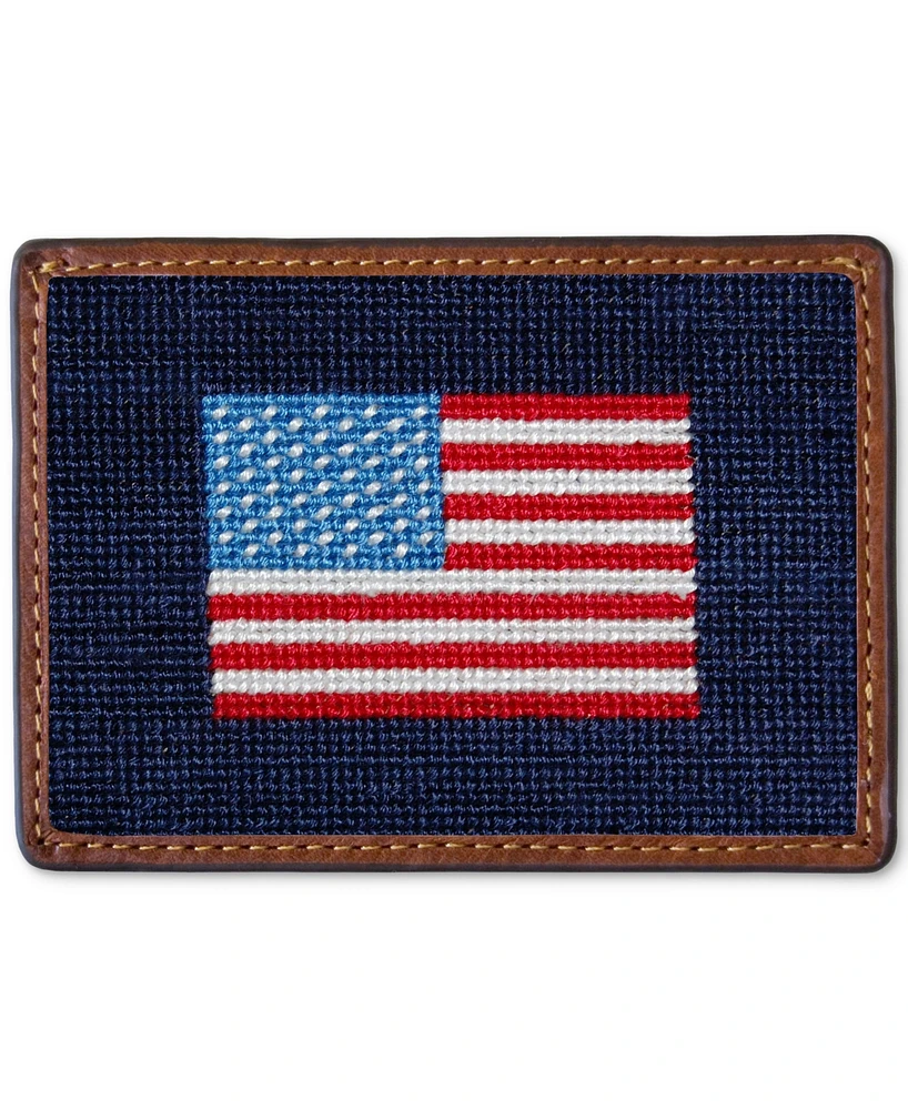 Smathers & Branson Men's American Flag Card Case Wallet