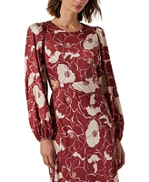 Astr the Label Women's Quinn Floral Long-Sleeve Maxi Dress