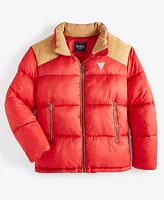 Guess Men's Larry Fabric Block Puffer Jacket