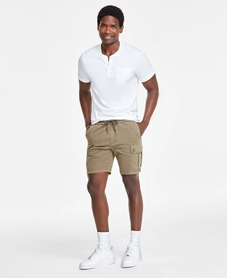 Sun + Stone Men's Relaxed Fit 8" Cargo Shorts, Created for Macy's