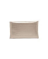 Urban Expressions Cora Croco Embossed Clutch