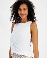 Id Ideology Women's Twist-Front Tank Top, Created for Macy's