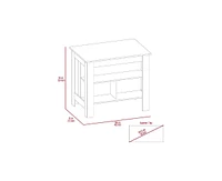 Fm Furniture Brooklyn Kitchen Island