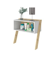 Fm Furniture Denver Nightstand, One Open Shelf, Superior Top