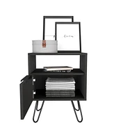 Fm Furniture Vienna Nightstand, Shelves