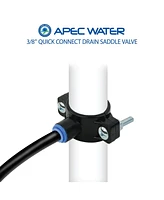 Apec Water Systems Drain Saddle for 3/8" Tubing