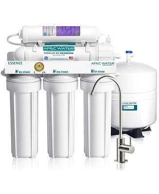 Apec Water Systems Essence Alkaline Mineral 6-Stage 75 Gpd Reverse Osmosis Water Systems for Drinking Water, Wqa Certified - Assorted Pre