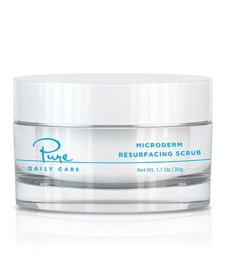 Pure Daily Care MicroDerm Resurfacing Scrub - Exfoliating Polish Crystals At-Home MicroDermabrasion Vitamin A & E Squalane