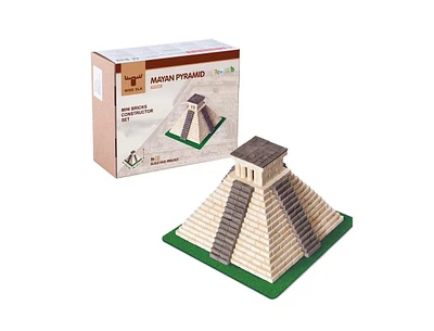 Wise Elk Mini Bricks Construction Set - Mayan Pyramid - Assorted Pre