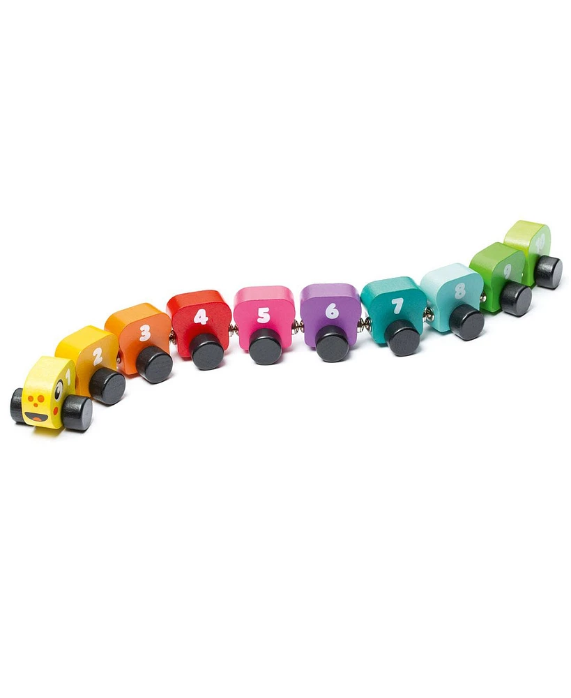 Cubika Wise Elk/Cubika Wooden Toy - Rainbow Caterpillar - Assorted Pre