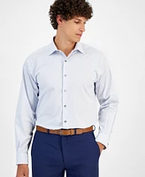 Alfani Men's Regular-Fit 4-Way Stretch Micro-Dot Dress Shirt, Created for Macy's