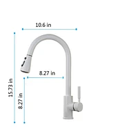 Streamdale Furniture Kitchen Faucet With Pull Out Sprayer