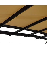 Streamdale Furniture Universal Canopy Cover Replacement For 12x9 Ft Curved Outdoor Pergola Structure