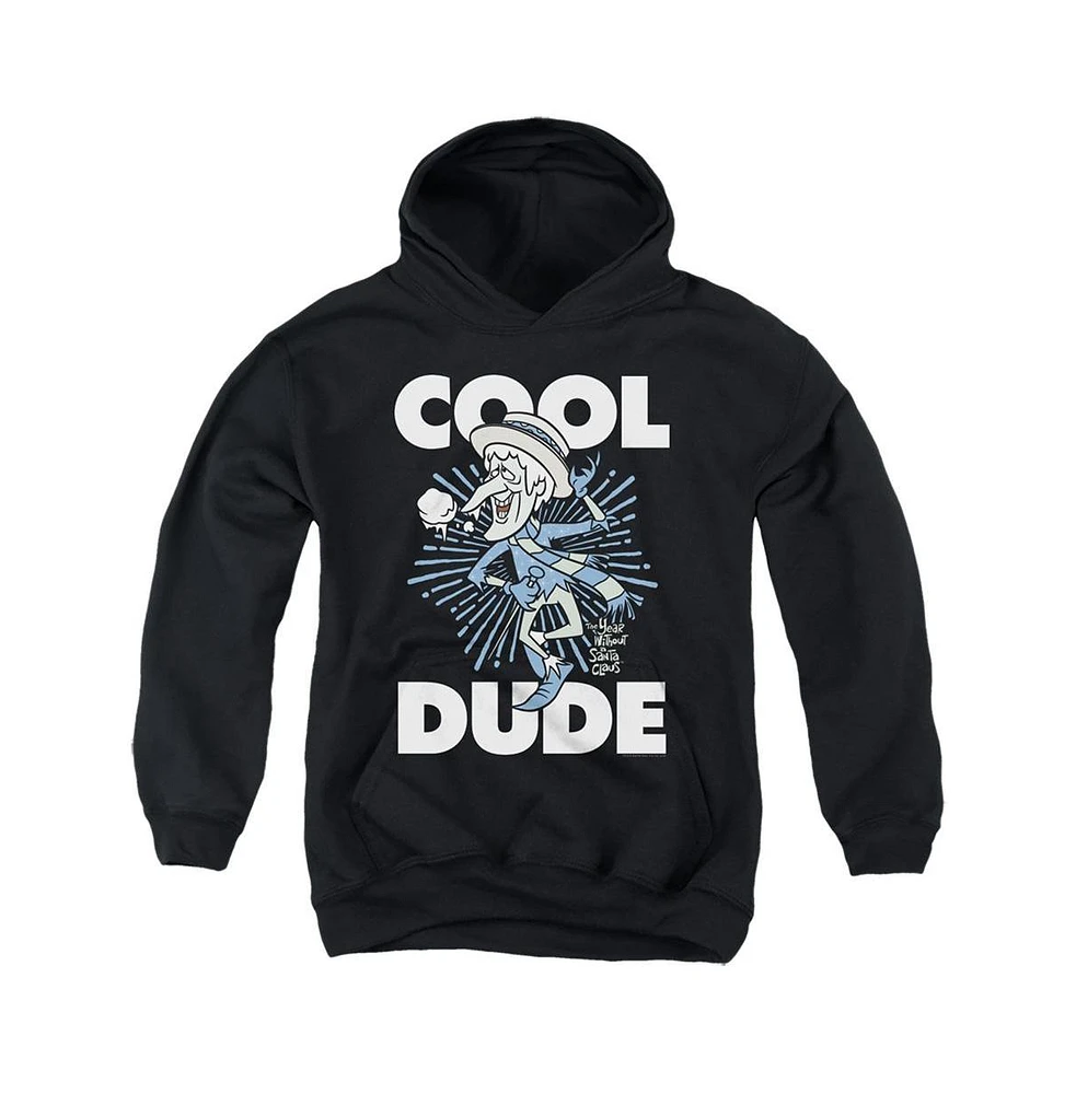 The Year Without A Santa Claus Boys Youth Cool Dude Pull Over Hoodie / Hooded Sweatshirt