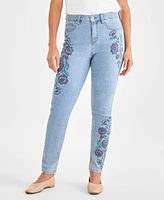 Style & Co Petite Mid-Rise Skinny Jeans, Created for Macy's