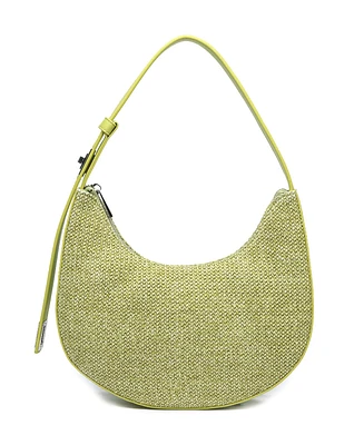 Like Dreams Luna Spring Straw Shoulder Bag