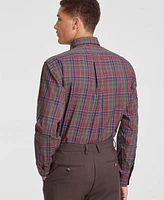 Club Room Men's Artesia Plaid Dress Shirt, Created for Macy's